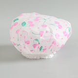1PC Waterproof Thicken Lovely Bath Hat Solid Color One-Off Elastic Shower Cap