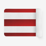 Red White Stripes Microfiber Chevron Non-Slip Soft Kitchen Mat Bath Rug Doormat
