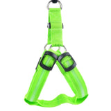 Nylon Pet Safety LED Harness Flashing Light Leash Rope Belt