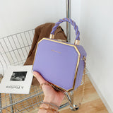 Women's Mini Shoulder Cosmetic Hard Shell Stereotyped Bag