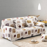 Flower Slipcover Tightly All-inclusive Wrap 1 to 4 Seats Elasticity 1pc Sofa Cover