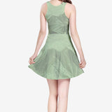 Amulet Sage Women's Sleeveless Midi Casual Flared Skater Dress