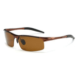 Aluminum Magnesium Alloy Frame Polarized Lens Men Eyewear Sunglasses