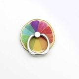 Mobile Phone Metal Finger Ring Holder Cute Lemon Fruits Stand Support
