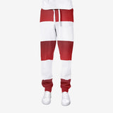 Red White Stripes Men's joggers sweatpants