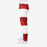 Red White Stripes Men's joggers sweatpants