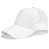 Glitter Ponytail Baseball Snapback Mesh Cap Messy Bun Adjustable Hat