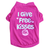Lovely Pet Dog Puppy Clothes Cute Cotton Short Sleeve T-Shirt Apparel