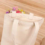 6 Sizes Shopper Tote Canvas Reusable Eco-Friendly Cloth Foldable Bags