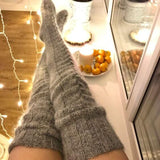 Women Anime Cartoon Knitting Lolita Cosplay Loose JK Woolen Stockings