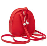 Women Girl Small Backpack Letter Purse Simple Travel Bag