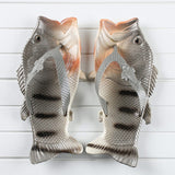 Runware Shoes Fish Slippers Flip Flops Unisex Beach Slides Light Funny