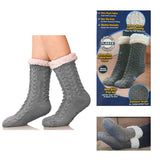Women 1 Pair Huggle Slipper Thicken Thermal Wool Cashmere Snow Socks