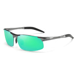 Aluminum Magnesium Alloy Frame Polarized Lens Men Eyewear Sunglasses