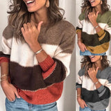 Women's Loose Leopard Print Pullover Plus Sizes High Quality Oversized Thick Sweater