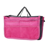 Women Organizer Insert Nylon Travel Handbag Large Cosmetic Tote Pouch