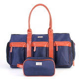 Travel Waterproof Men's Leather Overnight Hand Luggage Weekend Bag
