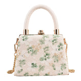 Women's Western Style Small Fresh Sweet Flower Shoulder Handbag