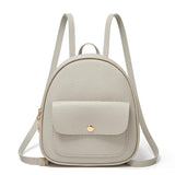Women Girl Small Backpack Letter Purse Simple Travel Bag