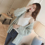 Women Hook Flower Lace Solid Stitching V-Neck Knitted Sleeveless Tops