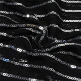 Women Sequins Sheer Mesh V Neck Halter Backless Midi Hollow Out Dress