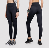 No Embarrassment Line Tight-Fitting Nine-Point Yoga Wear High-Waist Hip Pocket Quick-Drying Sweatpants