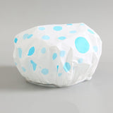 1PC Waterproof Thicken Lovely Bath Hat Solid Color One-Off Elastic Shower Cap