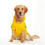 All Seasons Letter Pattern 100% Cotton Small to Large Dog Apparel Pet Coat