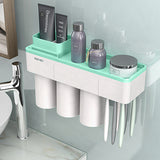 Magnetic Adsorption Wall Mount Cleanser Holder Storage Rack Bathroom Accessories Set