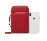 Crossbody Women Cellphone Card Holder Mini Wallet Shoulder Bag