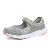 Women Fashion Sneakers Mesh Breathable Trainers Basket No Lace Shoes