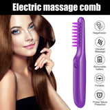 Portable Electric Detangling Wet or Dry Tame The Mane Electric Brush with Brush Cover Adults & Kids
