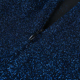 Women Sparkly Sleeveless Solid Bodycon Slim Soft Touch Dress