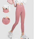 No Embarrassment Line Tight-Fitting Nine-Point Yoga Wear High-Waist Hip Pocket Quick-Drying Sweatpants