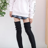 Women Anime Cartoon Knitting Lolita Cosplay Loose JK Woolen Stockings