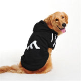 All Seasons Letter Pattern 100% Cotton Small to Large Dog Apparel Pet Coat