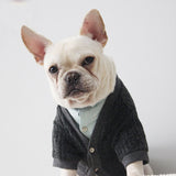 French Bulldog Sweater Dog Clothes Chihuahua Cardigan Outfit Cotton Jacket Apparel