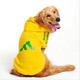 All Seasons Letter Pattern 100% Cotton Small to Large Dog Apparel Pet Coat