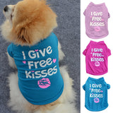 Lovely Pet Dog Puppy Clothes Cute Cotton Short Sleeve T-Shirt Apparel
