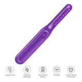 Portable Electric Detangling Wet or Dry Tame The Mane Electric Brush with Brush Cover Adults & Kids