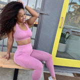 Sexcer High Waist Seamless Push UpFitness Pant Women Fitness Pants Seamless Leggings