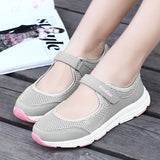 Women Fashion Sneakers Mesh Breathable Trainers Basket No Lace Shoes