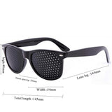 Pin Hole Eye Training Eyewear Exercise Improve Eyesight Sunglasses