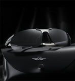 Aluminum Magnesium Alloy Frame Polarized Lens Men Eyewear Sunglasses