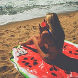 Printed Fruit Food Round Chiffon Round Beach Towels Home Decor Boho Style