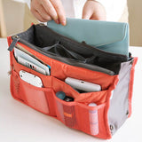 Women Organizer Insert Nylon Travel Handbag Large Cosmetic Tote Pouch