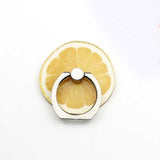 Mobile Phone Metal Finger Ring Holder Cute Lemon Fruits Stand Support