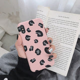 Colorful Leopard Print iPhone XS Max XR X 6 6s 7 8 plus Back Cover Luxury Soft Cases Capa