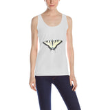 Yellow Tiger Swallowtail Butterfly Women's Tank Top(Made in USA,Ship to USA Only)
