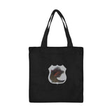 Red Cardinal Wing Up Canvas Tote Bag (Model 1700)